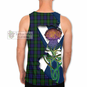 MacEwan (MacEwen) Tartan Family Crest Men's Tank Top Scottish Thistle Celtic Inspired - Tartan Vibes Clothing