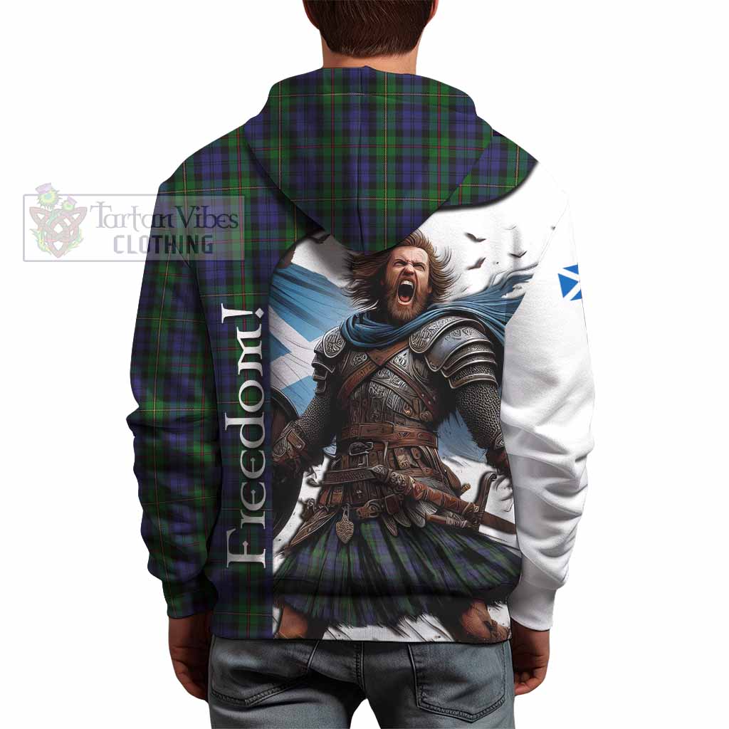 Tartan Vibes Clothing MacEwan (MacEwen) Crest Tartan Hoodie Inspired by the Freedom of Scottish Warrior