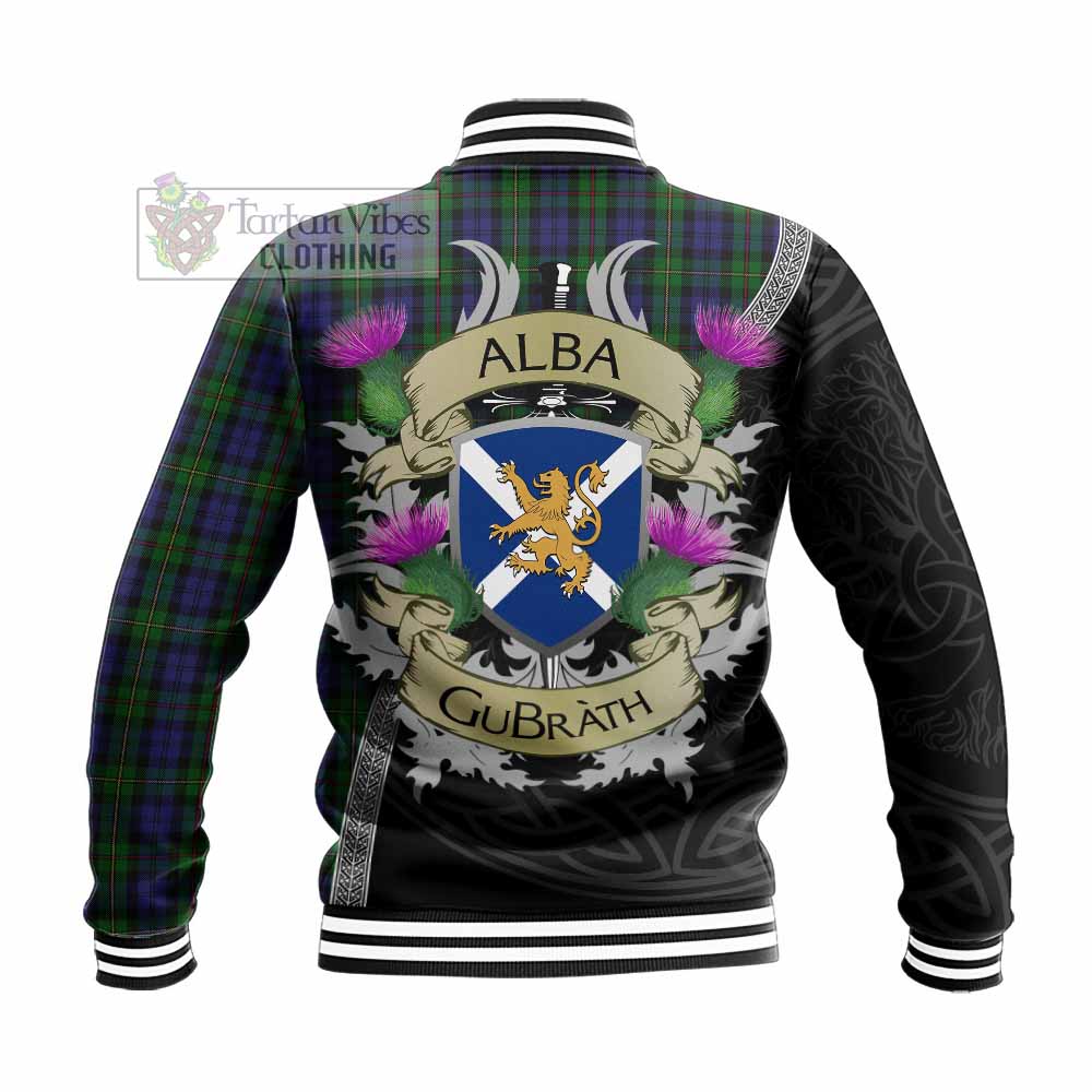 MacEwan (MacEwen) Tartan Family Crest Baseball Jacket Lion Rampant Royal Thistle Shield Celtic Inspired - Tartan Vibes Clothing