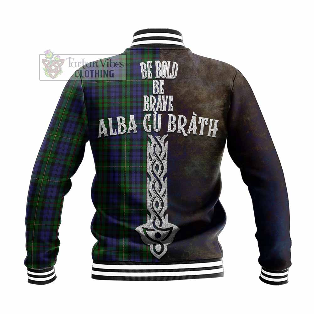 MacEwan (MacEwen) Tartan Family Crest Baseball Jacket Alba Gu Brath Be Brave Lion Ancient Style - Tartan Vibes Clothing