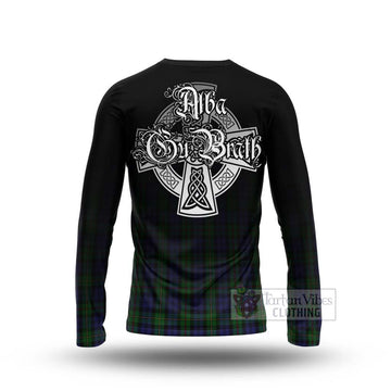 MacEwan (MacEwen) Tartan Long Sleeve T-Shirt Featuring Alba Gu Brath Family Crest Celtic Inspired