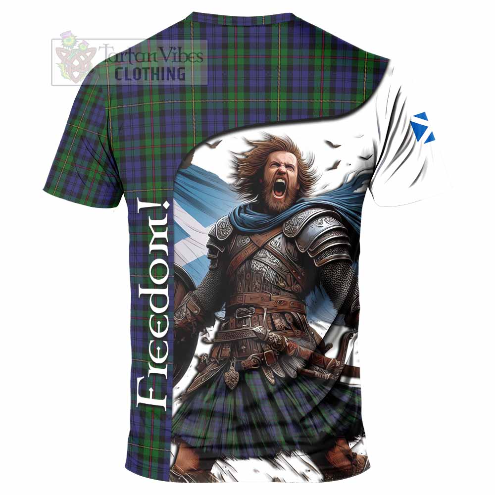 MacEwan (MacEwen) Crest Tartan T-Shirt Inspired by the Freedom of Scottish Warrior