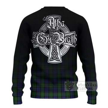 MacEwan (MacEwen) Tartan Ugly Sweater Featuring Alba Gu Brath Family Crest Celtic Inspired