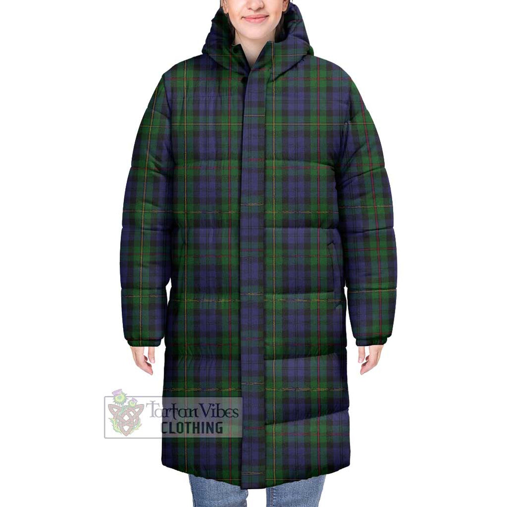 Tartan Vibes Clothing MacEwan (MacEwen) Tartan Long Down Jacket