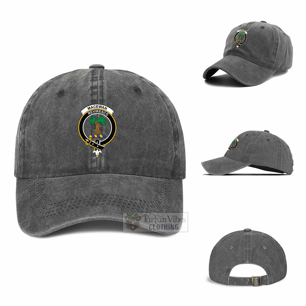 Tartan Vibes Clothing MacEwan (MacEwen) Clan Crest Denim Classic Cap