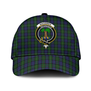 MacEwen Tartan Classic Cap with Family Crest