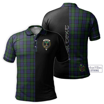 MacEwen Tartan Polo Shirt with Family Crest and Half Of Me Style