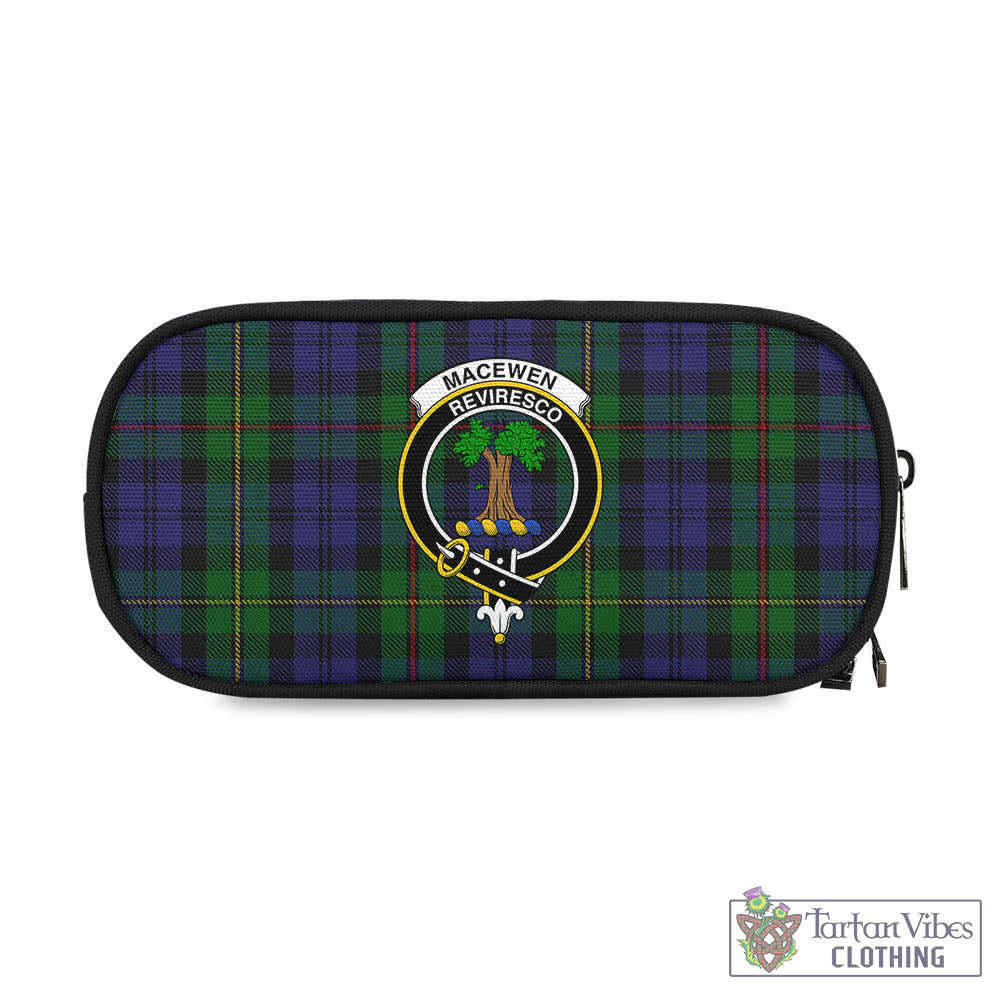 Tartan Vibes Clothing MacEwen Tartan Pen and Pencil Case with Family Crest