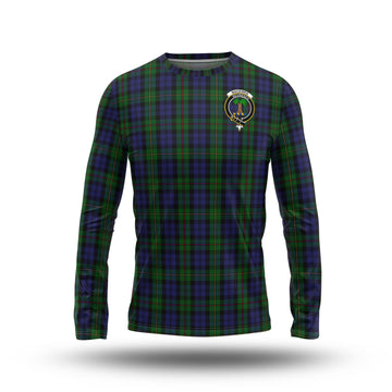 MacEwen Tartan Long Sleeve T-Shirt with Family Crest