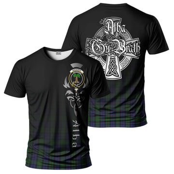 MacEwen Tartan T-Shirt Featuring Alba Gu Brath Family Crest Celtic Inspired - Tartan Vibes Clothing