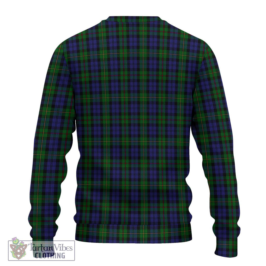 MacEwen Tartan Knitted Sweater with Family Crest DNA In Me Style - Tartanvibesclothing Shop