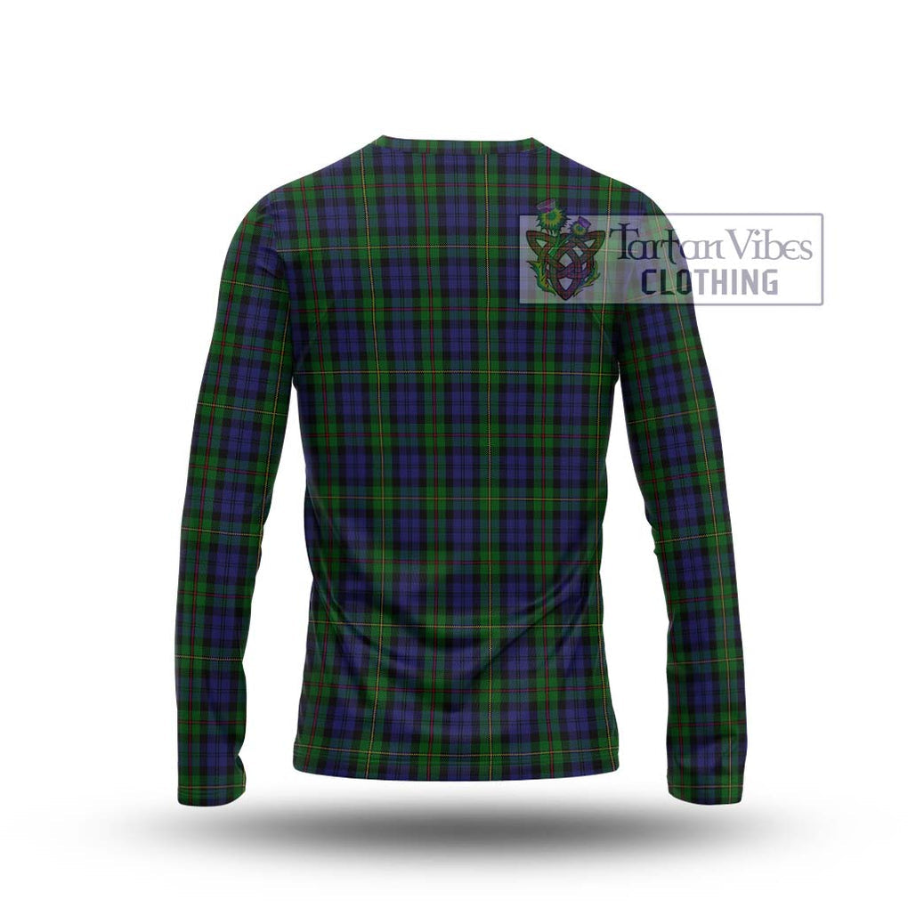 MacEwen Tartan Long Sleeve T-Shirt with Family Crest DNA In Me Style - Tartanvibesclothing Shop