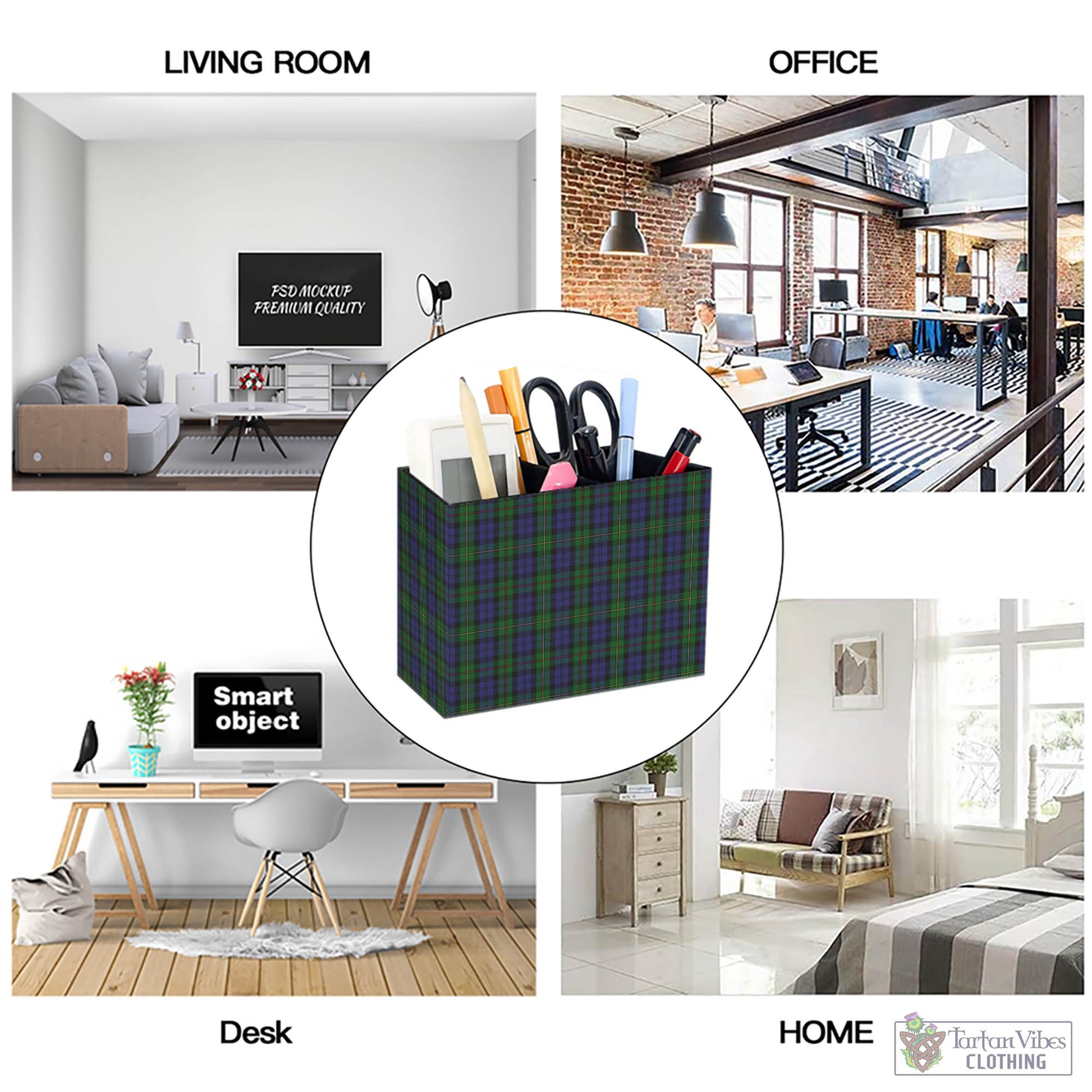 MacEwen Tartan Pen Holder - Tartan Vibes Clothing