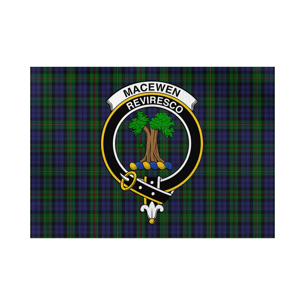 MacEwen Tartan Flag with Family Crest - Tartan Vibes Clothing