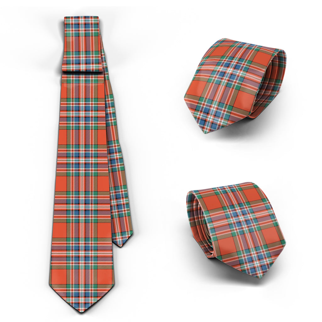 MacFarlane Ancient Tartan Classic Necktie Necktie One Size - Tartan Vibes Clothing