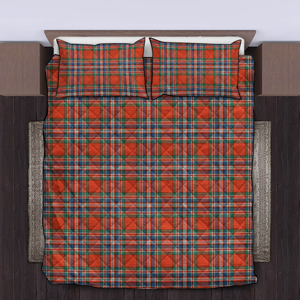 MacFarlane Ancient Tartan Quilt Bed Set King - Tartan Vibes Clothing