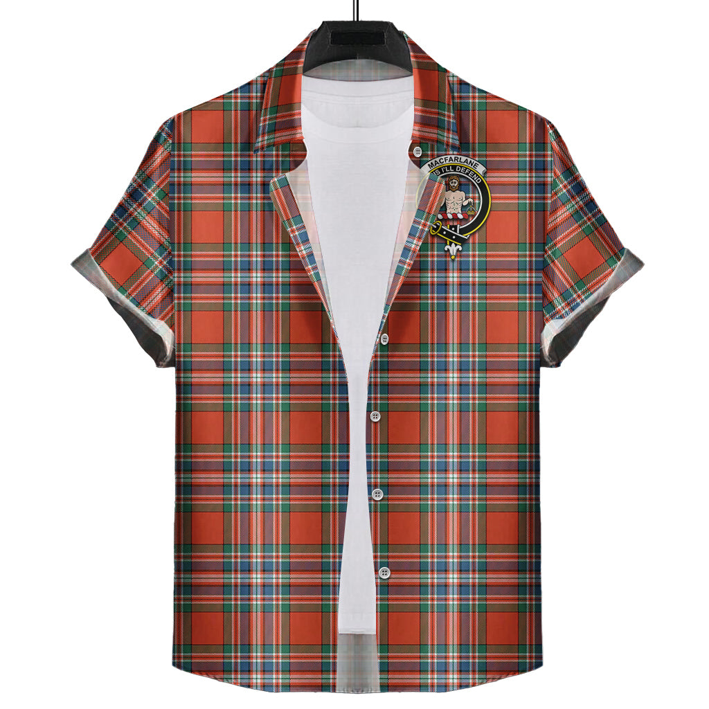 macfarlane-ancient-tartan-short-sleeve-button-down-shirt-with-family-crest