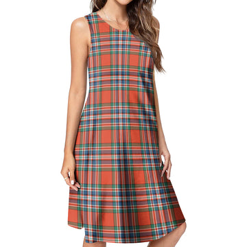 MacFarlane Ancient Tartan Womens Casual Dresses