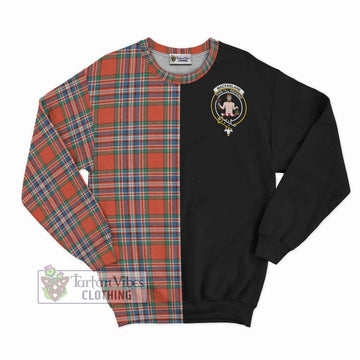 MacFarlane Ancient Tartan Sweatshirt with Family Crest and Half Of Me Style