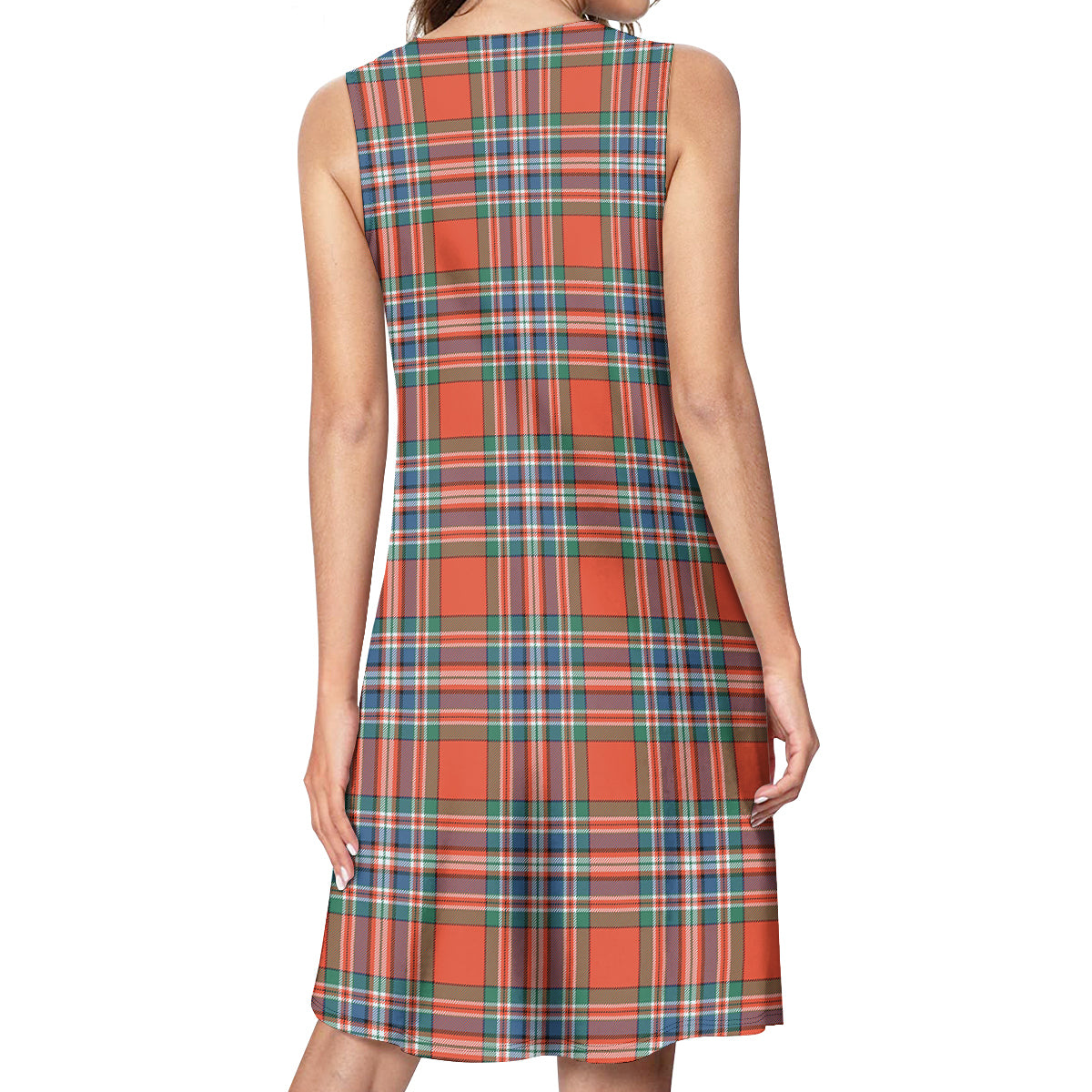 MacFarlane Ancient Tartan Womens Casual Dresses - Tartanvibesclothing