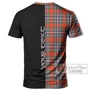 MacFarlane Ancient Tartan T-Shirt with Family Crest and Half Of Me Style