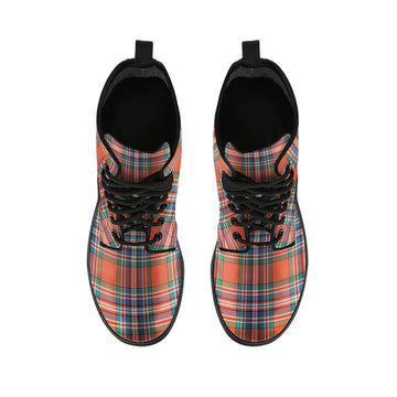 MacFarlane Ancient Tartan Leather Boots