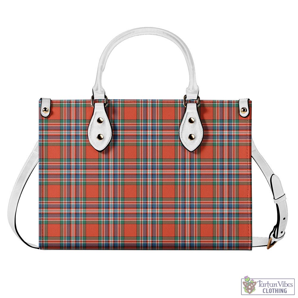 Tartan Vibes Clothing MacFarlane Ancient Tartan Luxury Leather Handbags