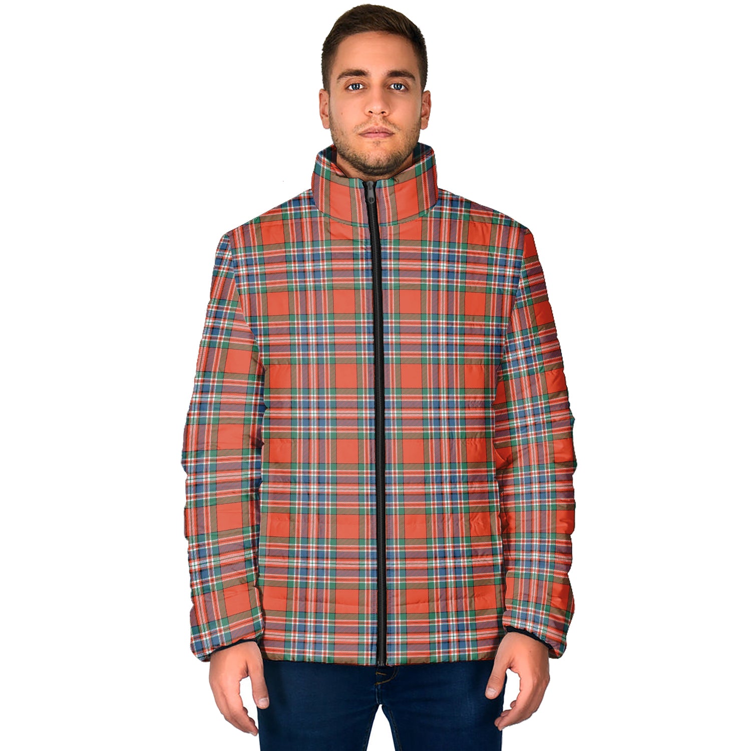 MacFarlane Ancient Tartan Padded Jacket - Tartan Vibes Clothing