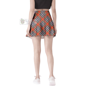 MacFarlane Ancient Tartan Women's Plated Mini Skirt