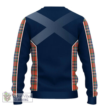 MacFarlane Ancient Tartan Ugly Sweater with Family Crest and Lion Rampant Vibes Sport Style