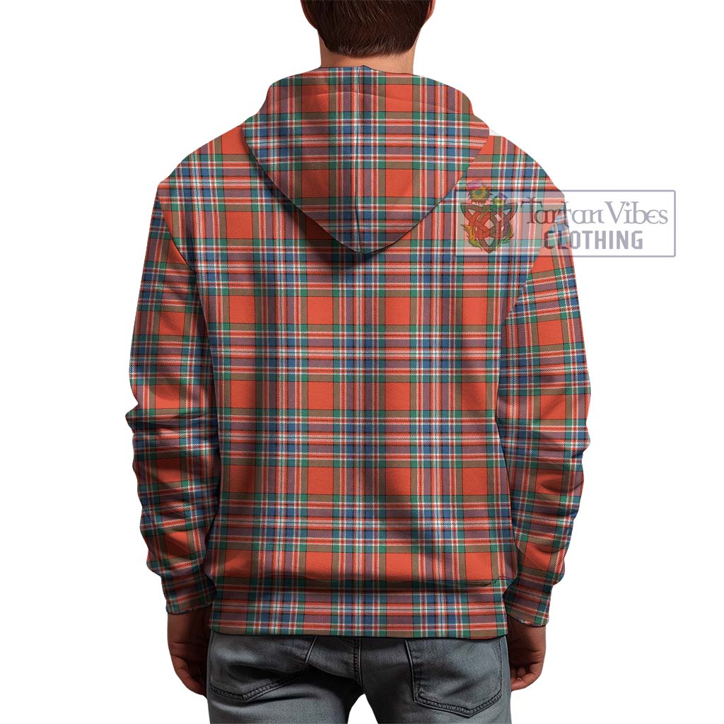 Tartan Vibes Clothing MacFarlane Ancient Tartan Hoodie with Family Crest DNA In Me Style