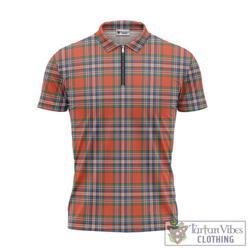 MacFarlane Ancient Tartan Zipper Polo Shirt