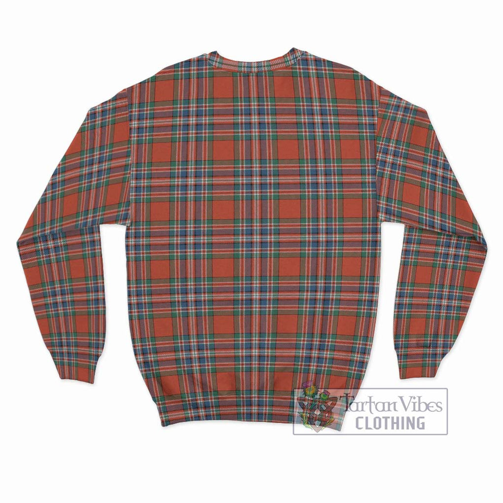 MacFarlane Ancient Tartan Sweatshirt with Family Crest DNA In Me Style - Tartanvibesclothing Shop