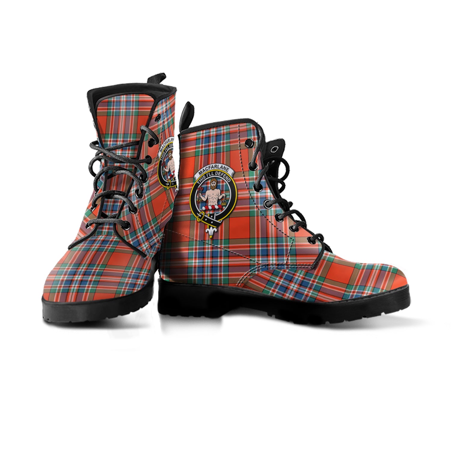 macfarlane-ancient-tartan-leather-boots-with-family-crest