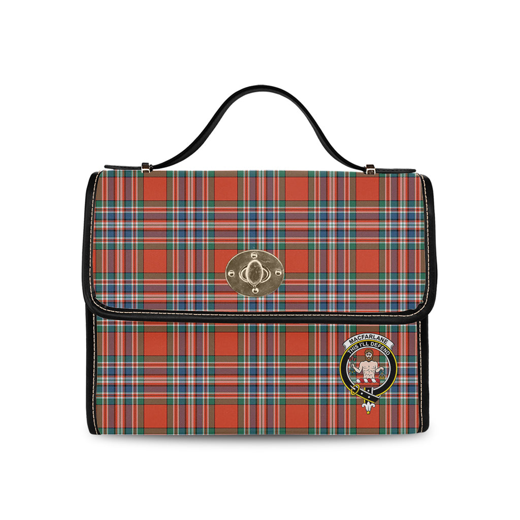 macfarlane-ancient-tartan-leather-strap-waterproof-canvas-bag-with-family-crest