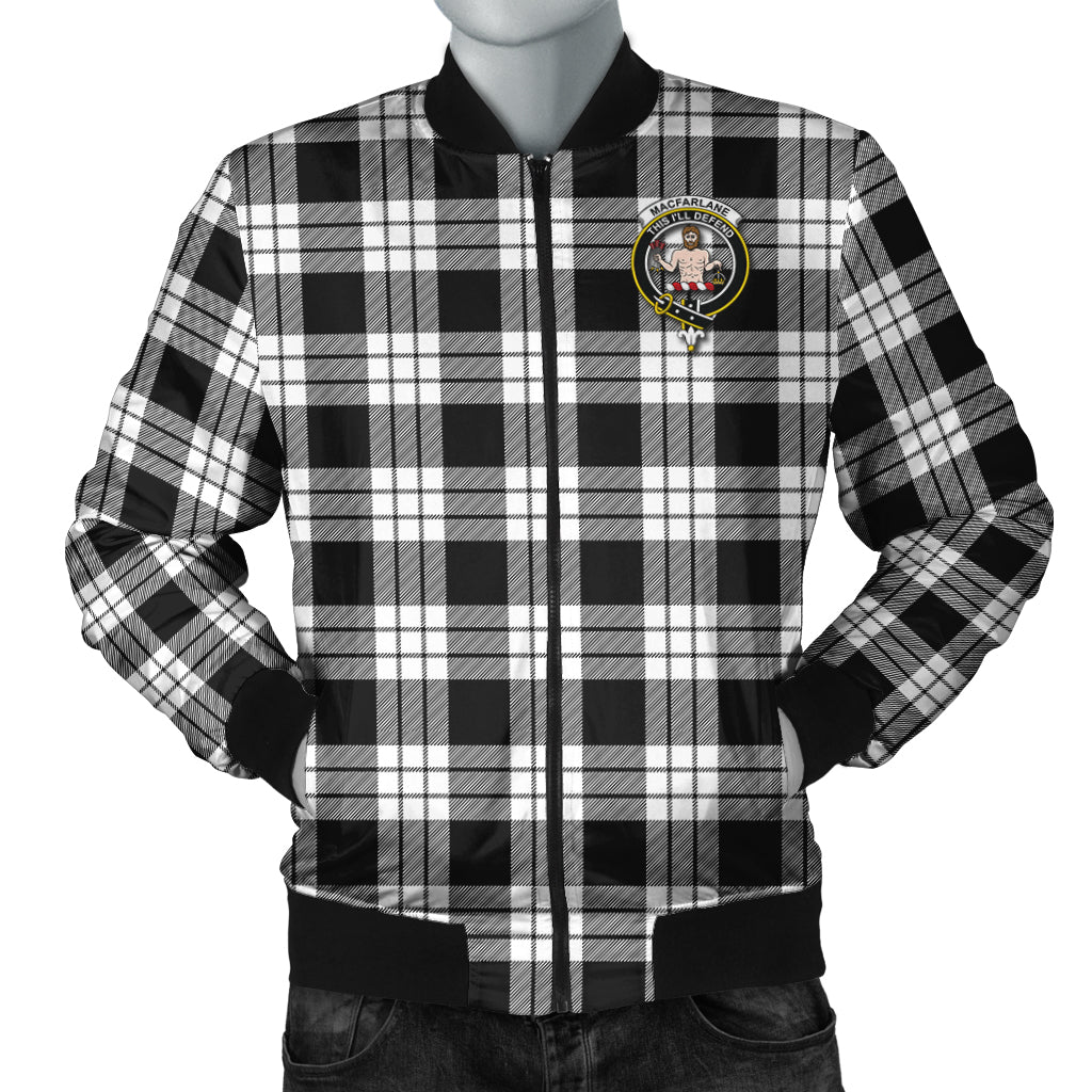 macfarlane-black-white-tartan-bomber-jacket-with-family-crest