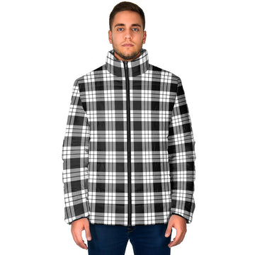 MacFarlane Black White Tartan Padded Jacket