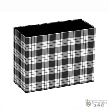 MacFarlane Black White Tartan Pen Holder