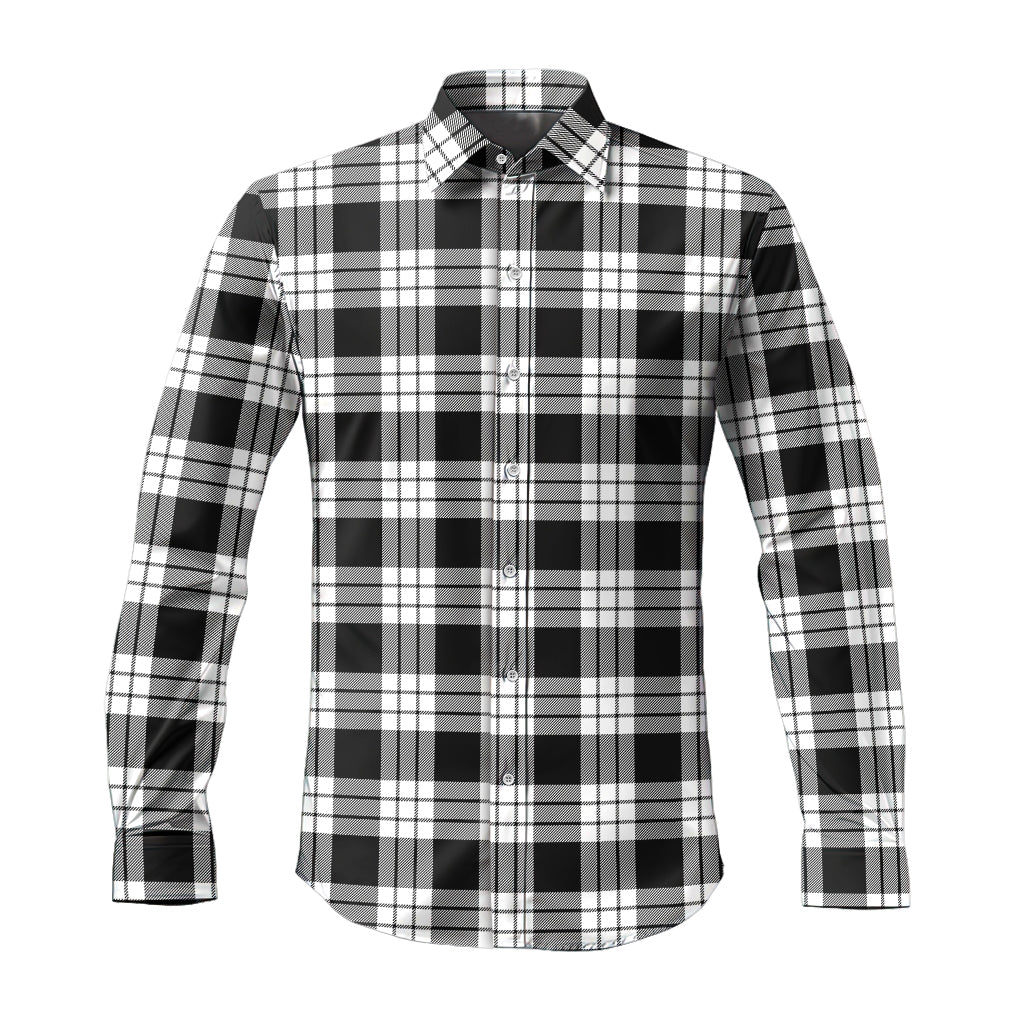 macfarlane-black-white-tartan-long-sleeve-button-up-shirt