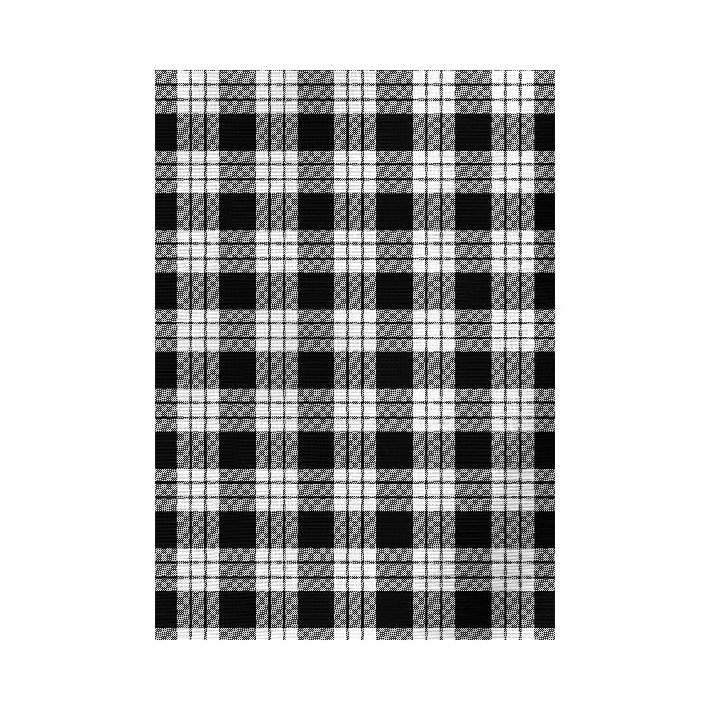 MacFarlane Black White Tartan Flag - Tartan Vibes Clothing