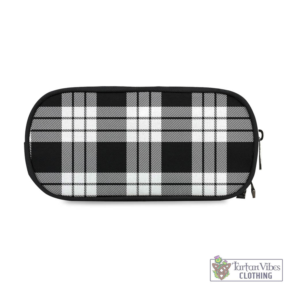 Tartan Vibes Clothing MacFarlane Black White Tartan Pen and Pencil Case