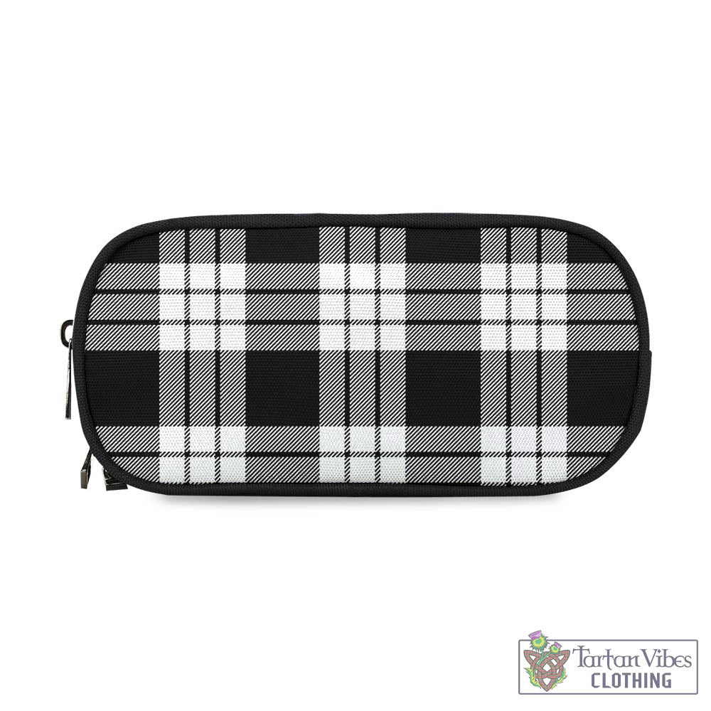 Tartan Vibes Clothing MacFarlane Black White Tartan Pen and Pencil Case