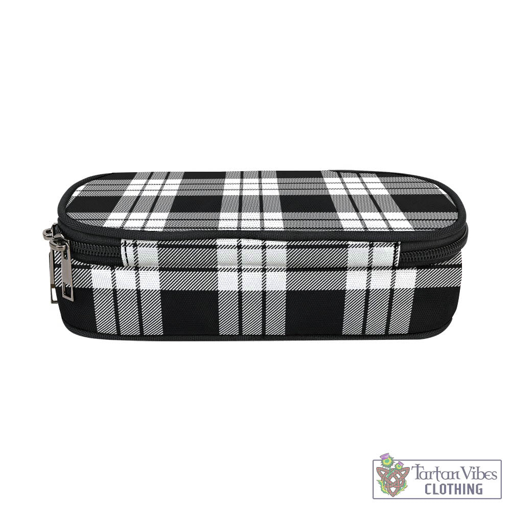 Tartan Vibes Clothing MacFarlane Black White Tartan Pen and Pencil Case