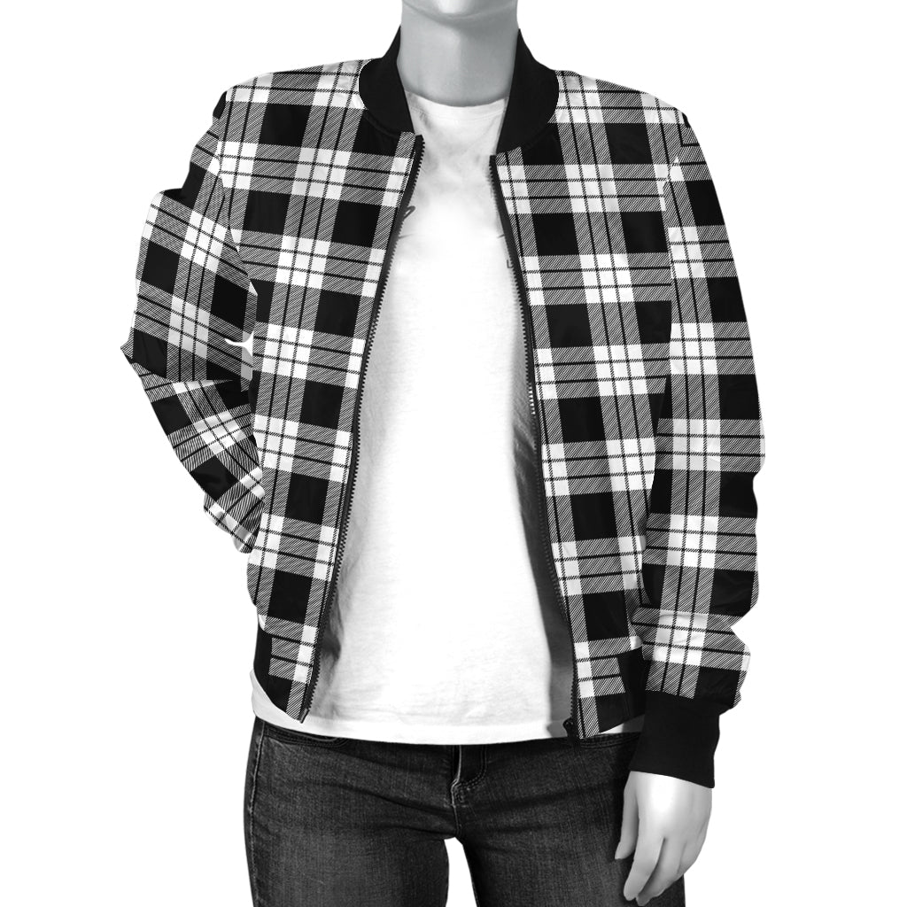 macfarlane-black-white-tartan-bomber-jacket