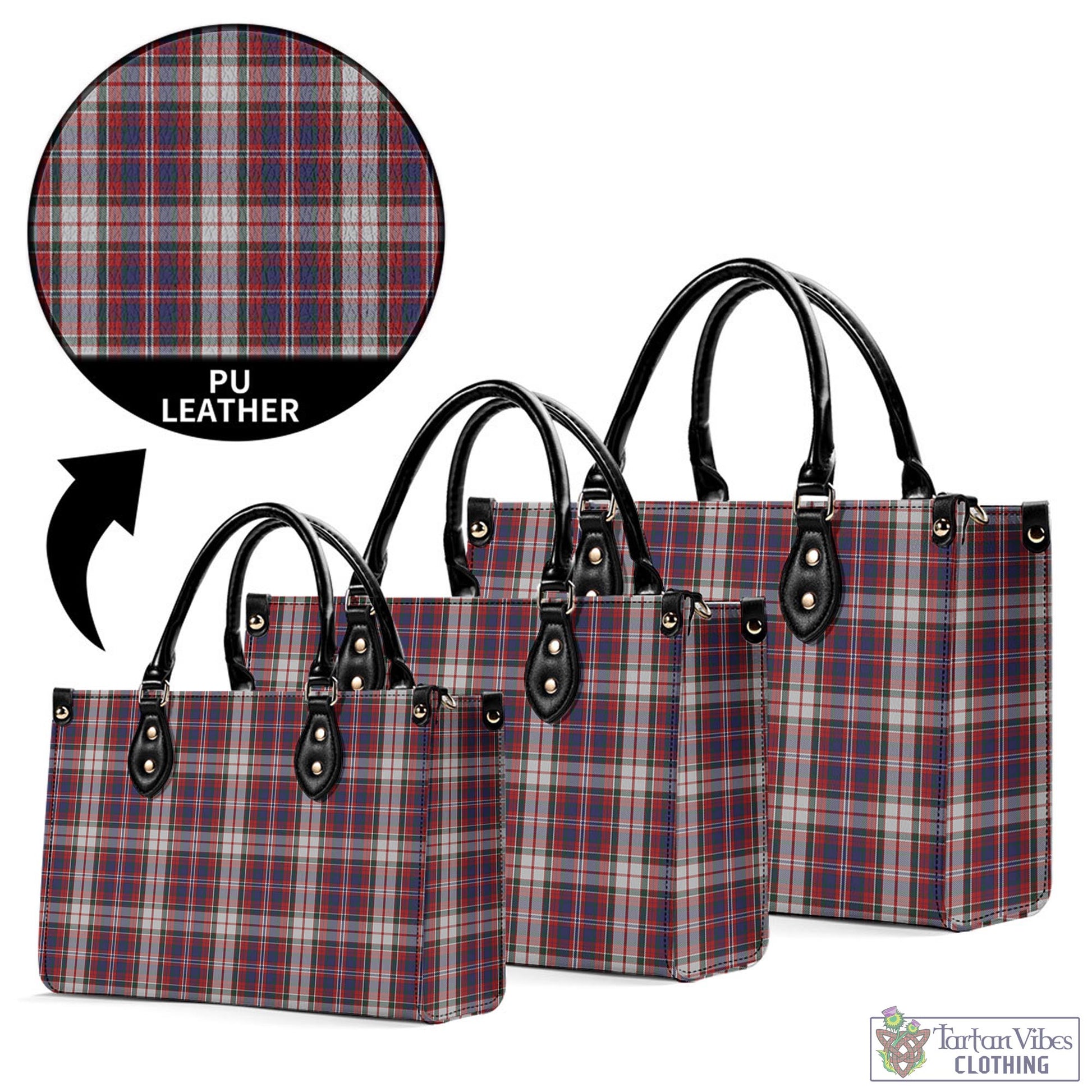 Tartan Vibes Clothing MacFarlane Dress Tartan Luxury Leather Handbags