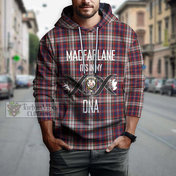 MacFarlane Dress Tartan Hoodie with Family Crest DNA In Me Style