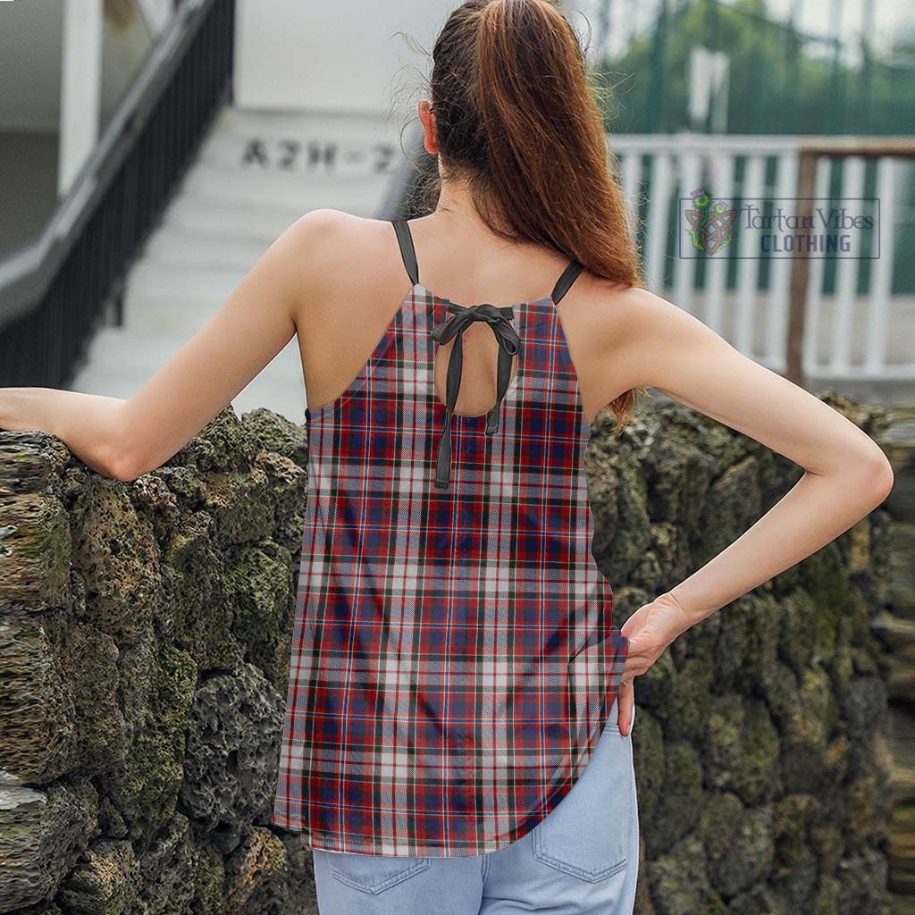 Tartan Vibes Clothing MacFarlane Dress Tartan Loose Halter Neck Camisole