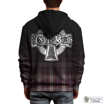 MacFarlane Dress Tartan Hoodie Featuring Alba Gu Brath Family Crest Celtic Inspired