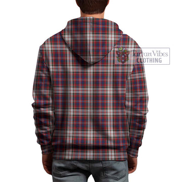 MacFarlane Dress Tartan Hoodie with Family Crest DNA In Me Style