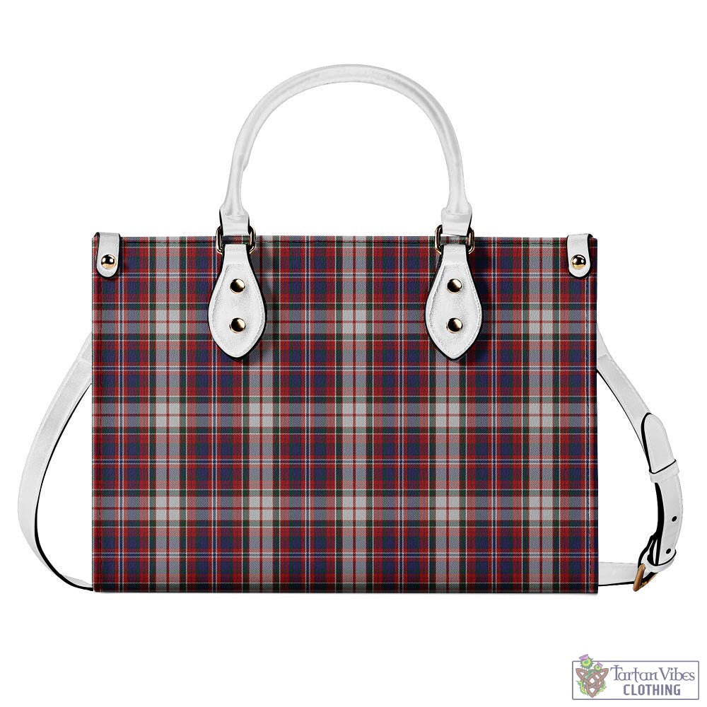 Tartan Vibes Clothing MacFarlane Dress Tartan Luxury Leather Handbags